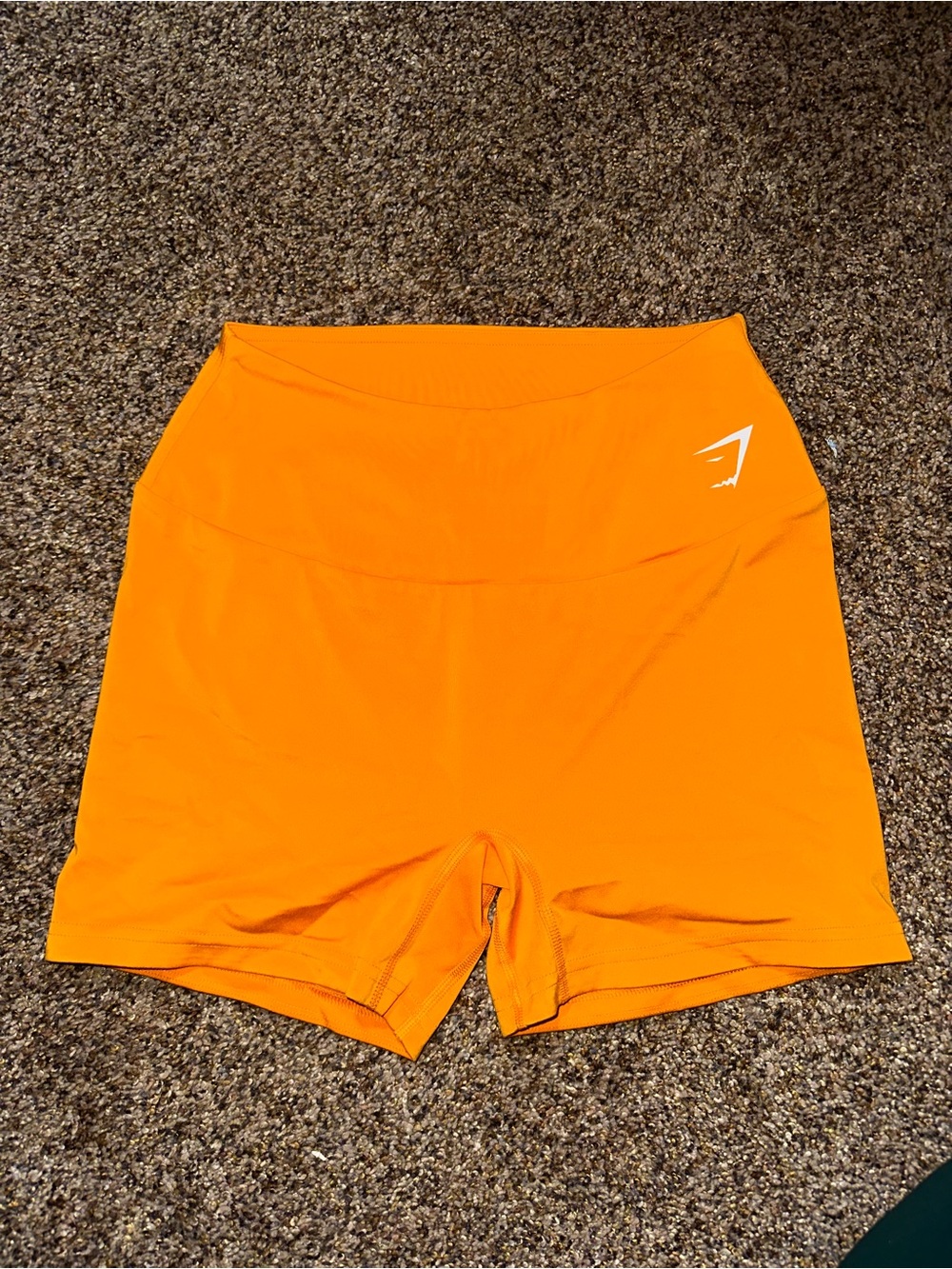 Gymshark Bright Orange Compression Shorts
